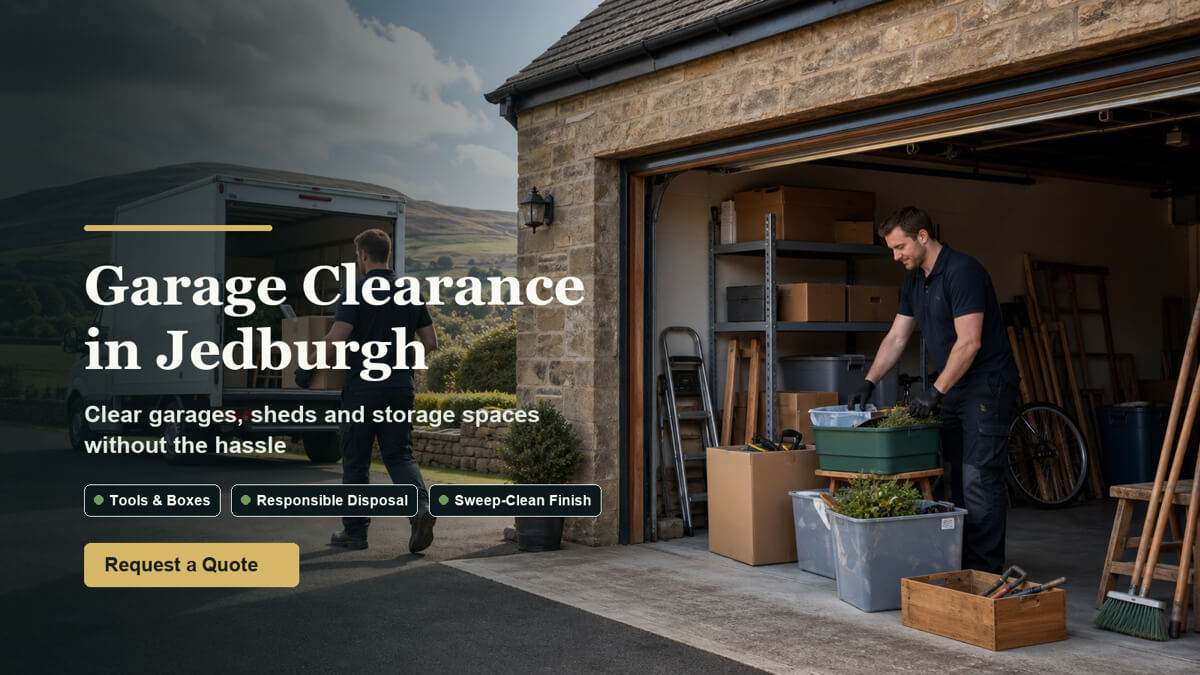Garage clearance in Jedburgh and the Scottish Borders